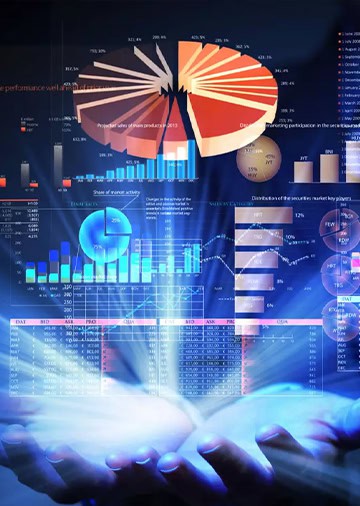 Image showing graphs and charts to demonstrate how BMS controls affects finance directors