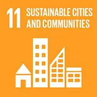 Global Goal 11 icon, Sustainable Cities and Communities supported by Boss Controls energy management and smart building solutions