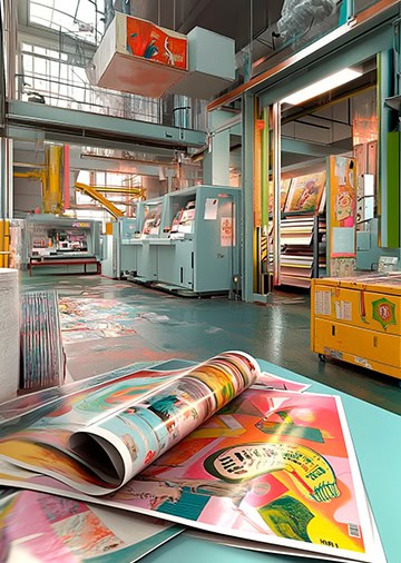 Modern industrial print facility – Boss Controls helps manufacturing and warehouse sites reduce energy use and protect assets